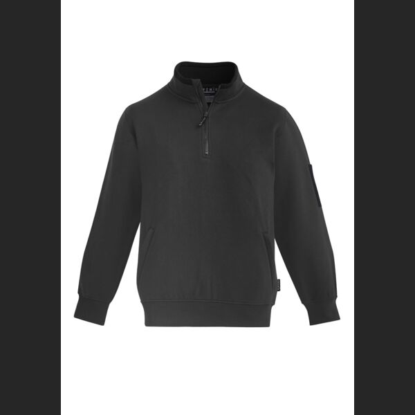 Unisex 1/4 Zip Brushed Fleece Pullover Thumbnail