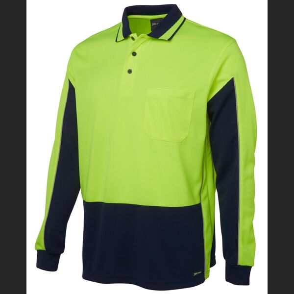 JB's WEAR Hi Vis L/S Gap Polo Thumbnail