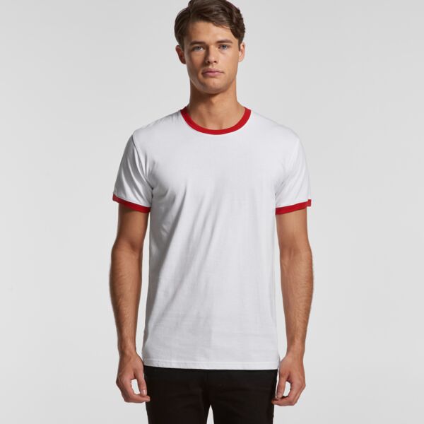 AS COLOUR Mens Ringer Tee Thumbnail