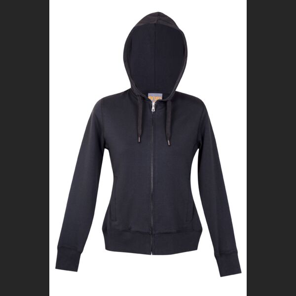 Ladies Spandex Zip Hoodie Thumbnail